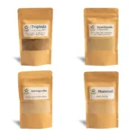 Vrudhi Essential Ayurvedic Home Kit (Pack of 4 Herbs: Triphala, Yeshtimadu, Ashwagandha, Shatavari)